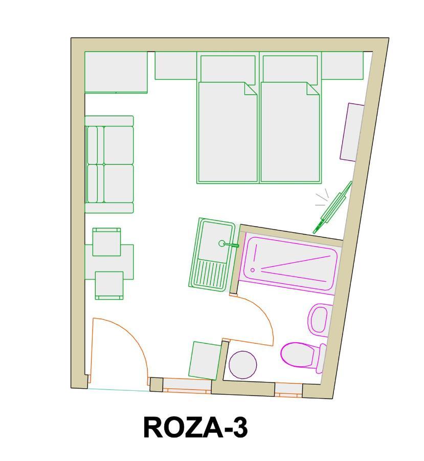 Apartments M&R Spadina ヴォディツェ エクステリア 写真